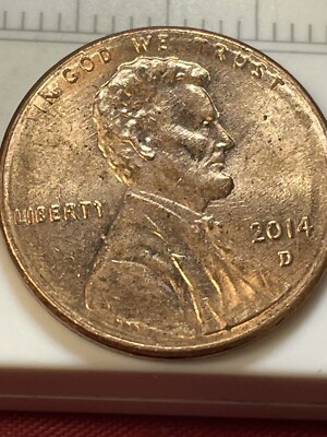 2014 Lincoln penny rotated die error showing reverse misaligned from obverse